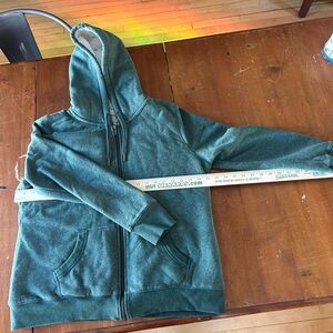 LL Bean sherpa zip up hoodie